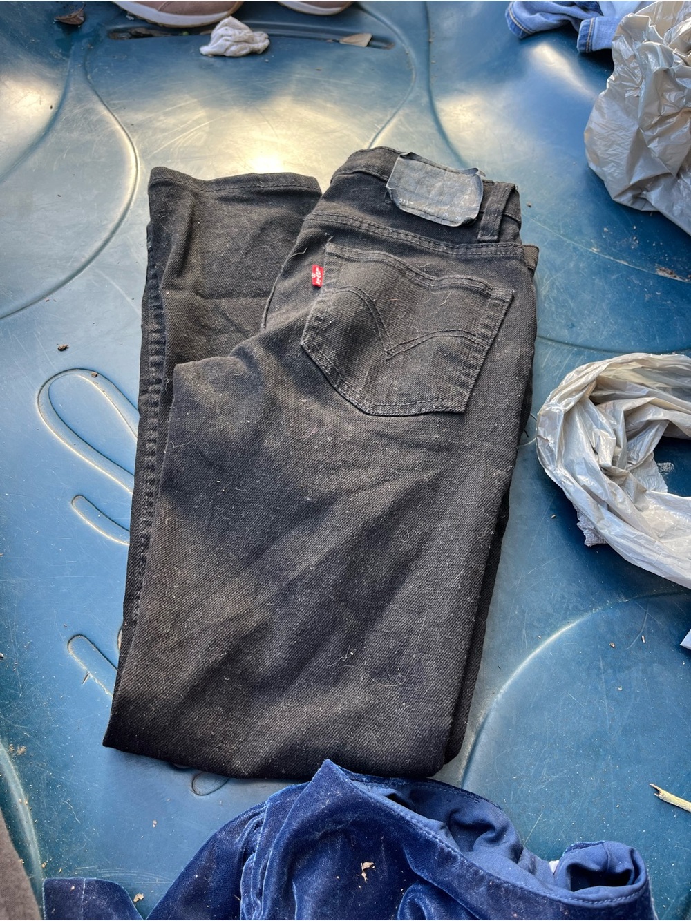 Kids Black Denim Jeans - Classic Straight Fit